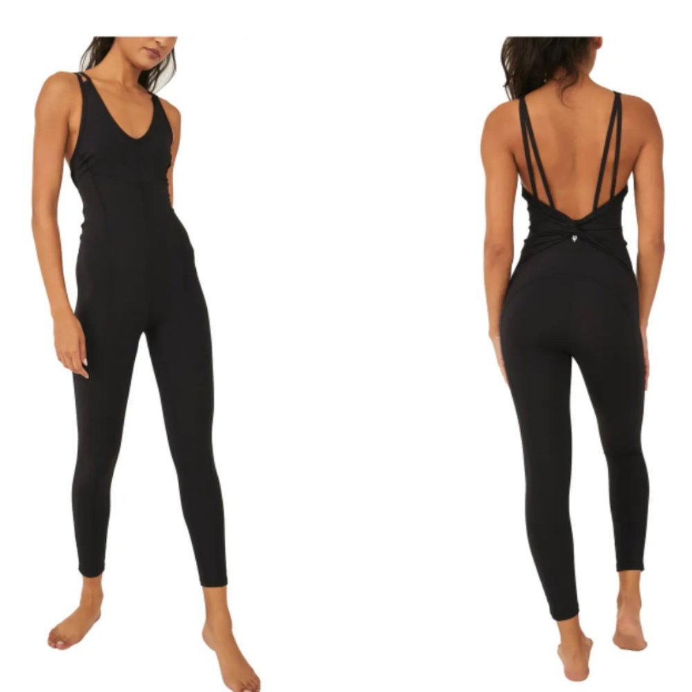 EUC Free People Movement Breathe Deeper Jumpsuit